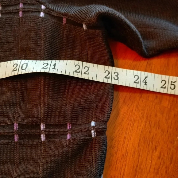 Nic & Zoe Flashing Lights midi dress 1X black purple NWT - Picture 9 of 10